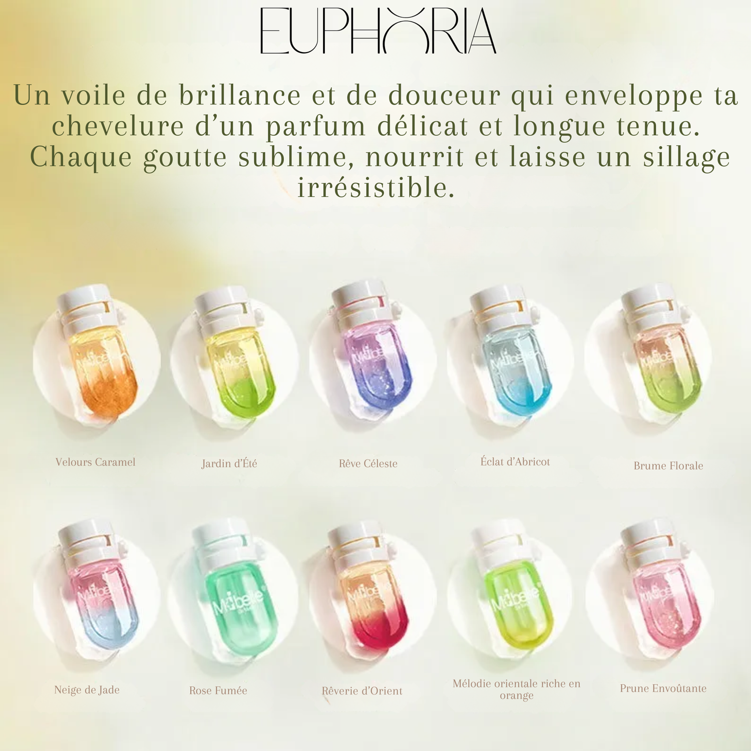 EUPHORIA™ – Coffret d’Huiles Capillaires Parfumées